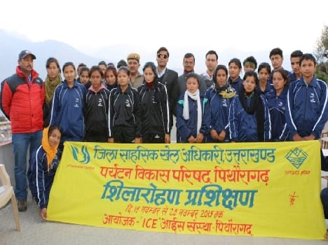 The training in Munsyari
